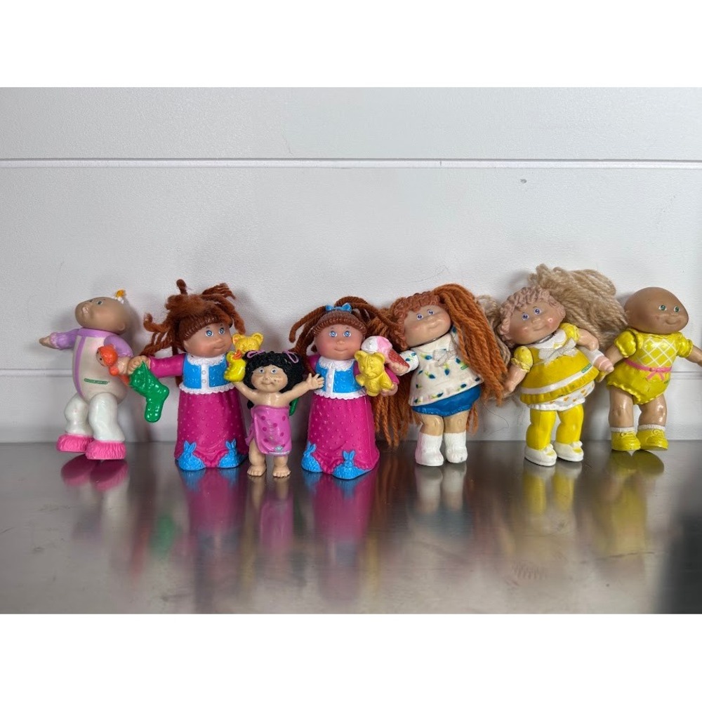Vintage Cabbage Patch Kids Figures Lot of 7 Collectible‎